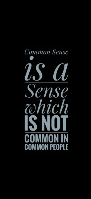 Common Sense Motivational Background