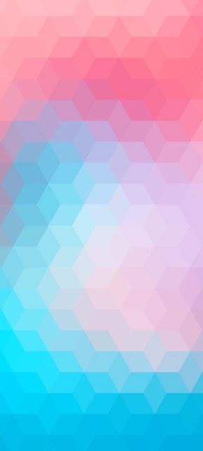 Gradient hexagon pattern