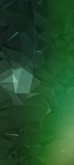Green polygonal abstract background