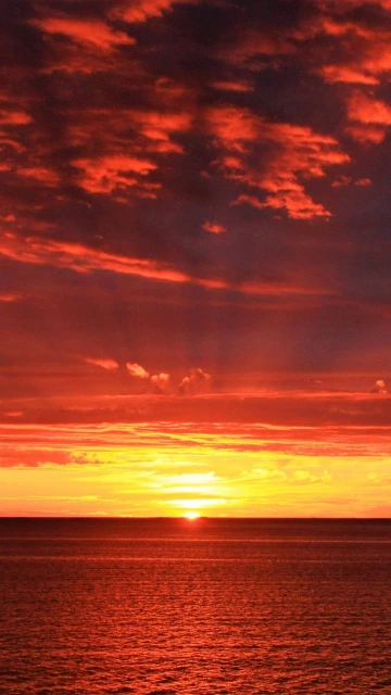 Horizon Sunrise Sea Sun