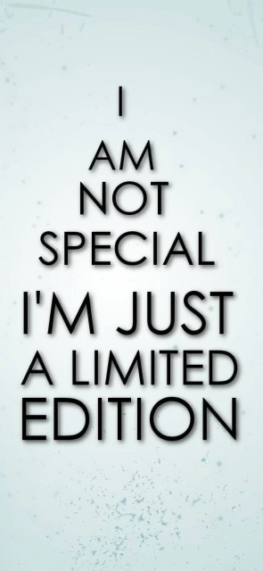 I'm Limited Edition Motivational Background