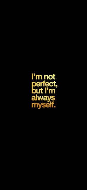 I'm Not Perfect Motivational Background