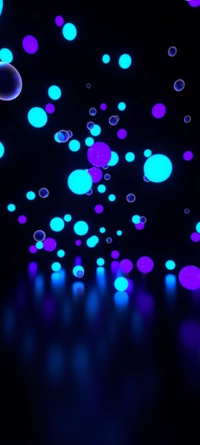 Neon Circles Wallpaper