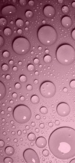Pink background water droplets