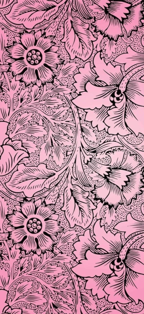 Pink floral pattern background 1