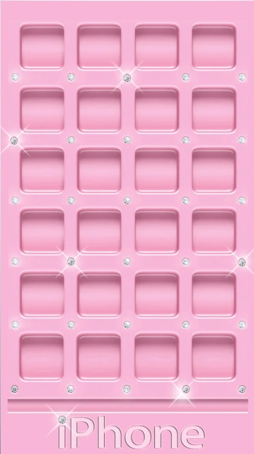 Pink iPhone Grid Wallpaper
