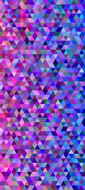 Purple blue triangle mosaic