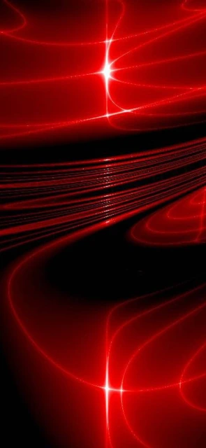 Red Abstract Light Trails