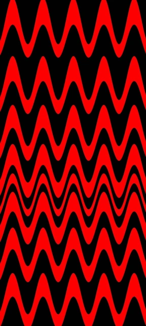 Red and Black Wavy Pattern 1