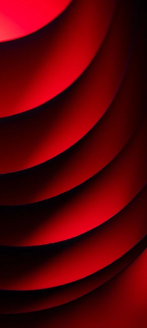 Red Curved Layers