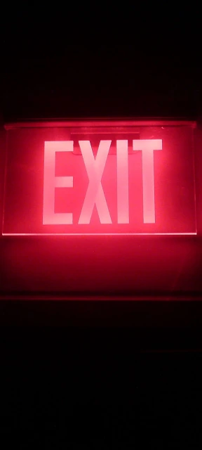 Red Exit Sign
