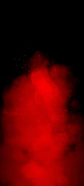 Red Smoke Cloud on Black