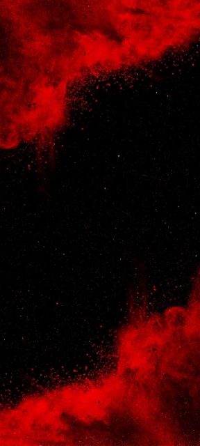 Red Smoke on Black Background 1