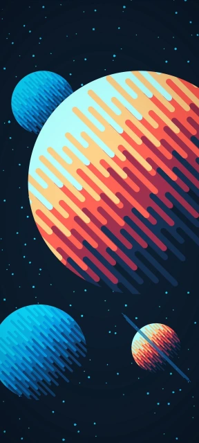 Abstract Planet Wallpaper