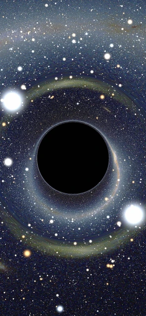 Black Hole in Starry Space