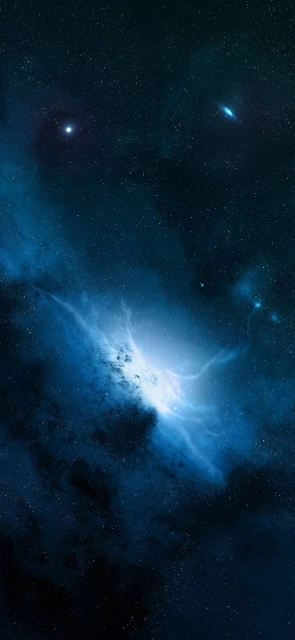 Blue Nebula Space
