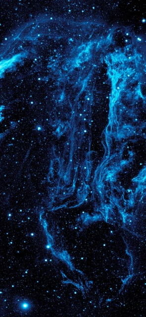 Blue Nebula Space Wallpaper