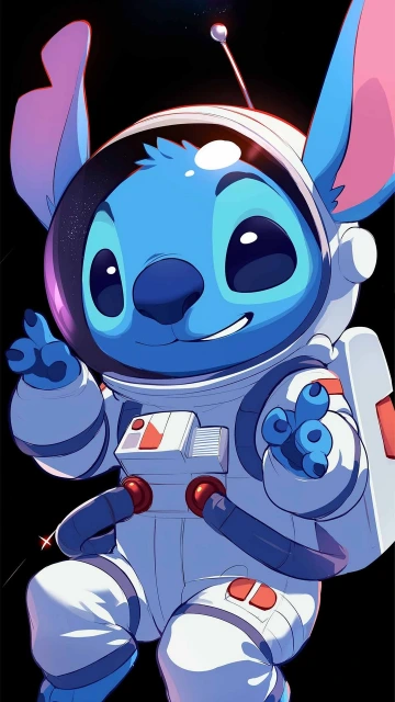 Cartoon Astronaut Stitch