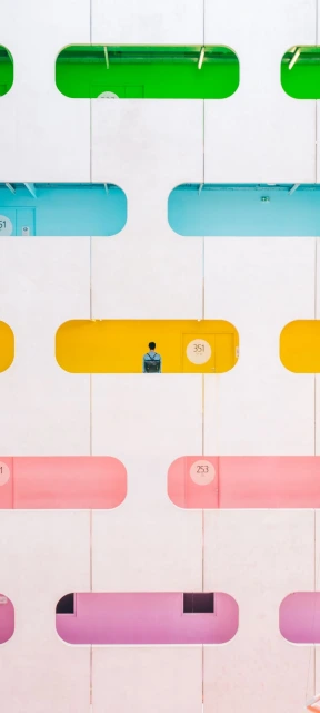 Colorful Suspended Pods
