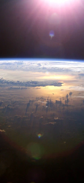 Earth Horizon From Space View