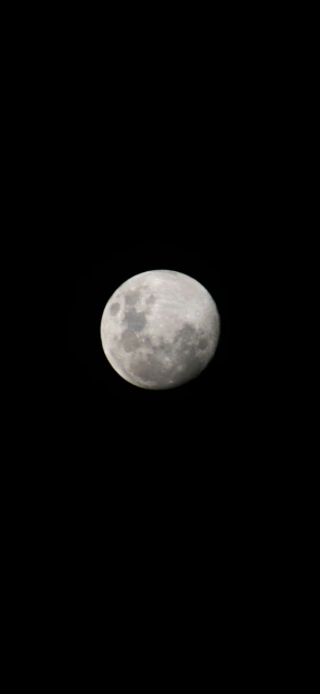 Full Moon in Black Sky