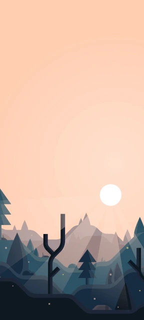Minimalist Landscape Wallpaper