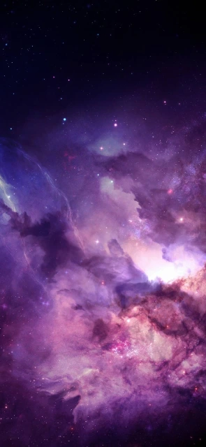 Purple Nebula Space Background