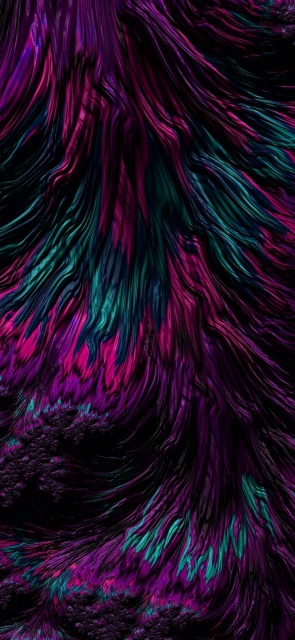 Purple teal abstract wave