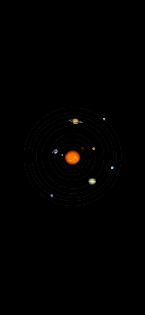 Solar System Diagram With Orbits