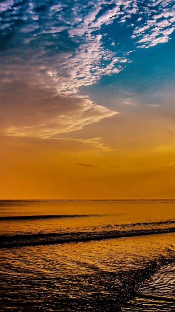 Sunset Ocean Sky Abstract