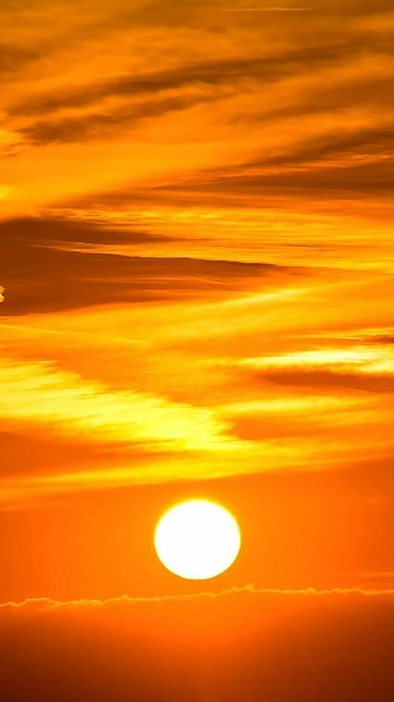 Sunset Orange Sky