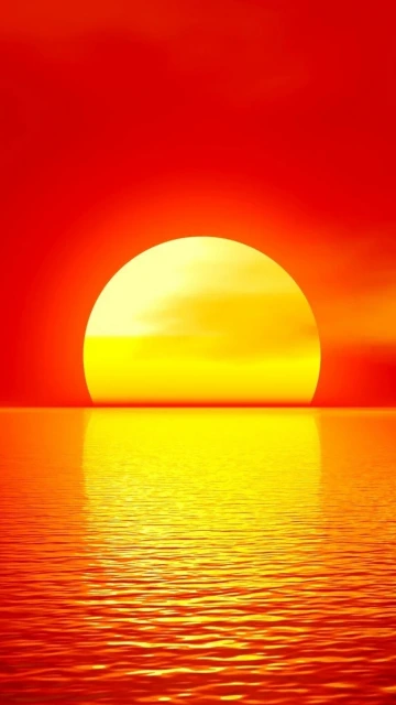 Sunset Over Beach