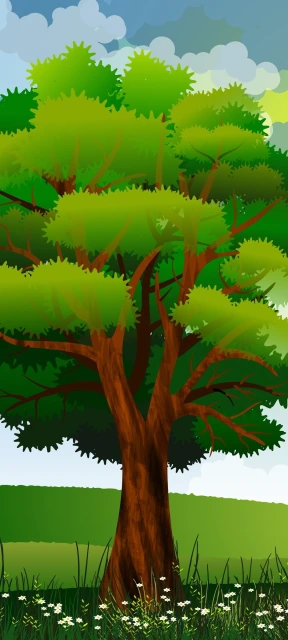 Vector Tree Wallpaper