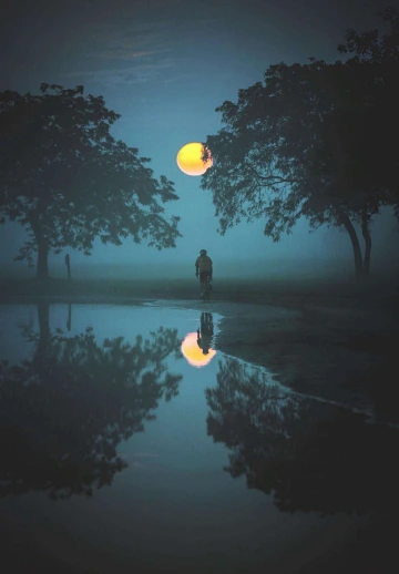 Alone Night View