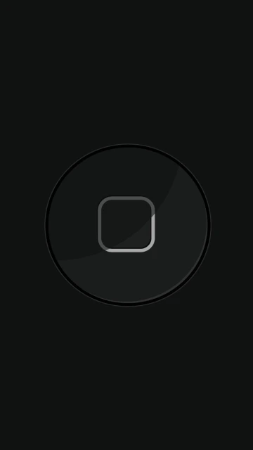 Black Home Button Icon