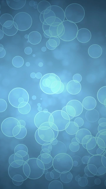 Blue Background With Bubbles