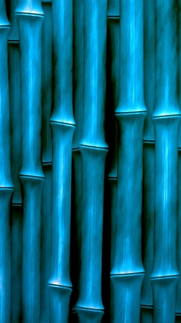 Blue Bamboo Background