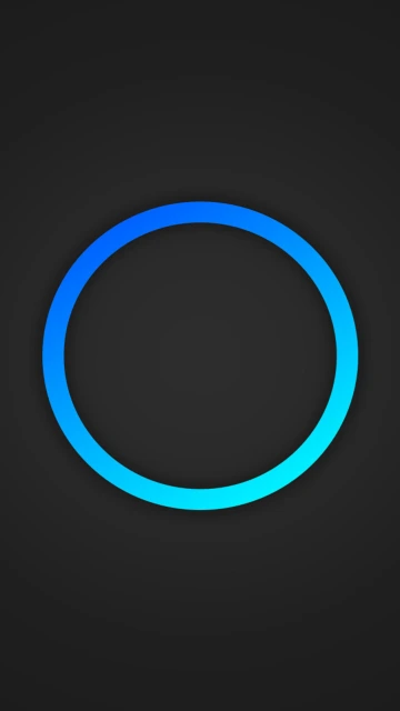 Blue Gradient Circle Background