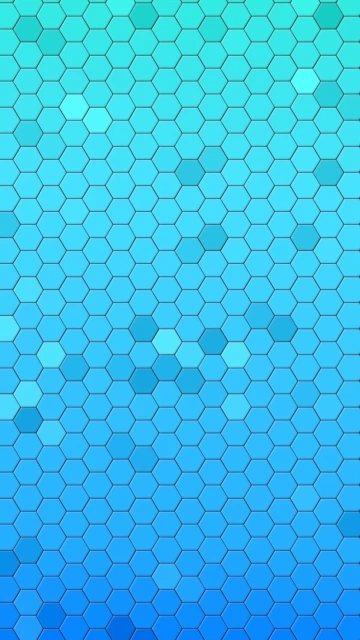 Blue Hexagonal Gradient Background