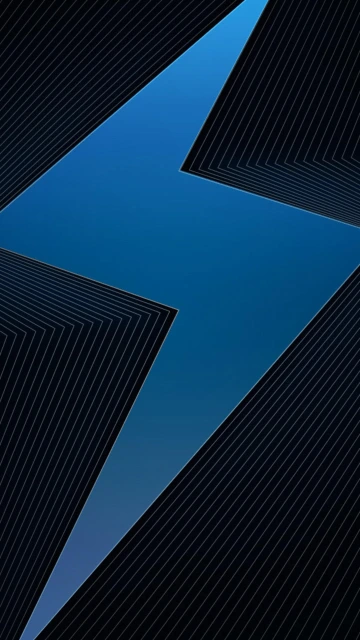 Blue Lightning Bolt Background