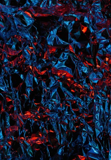 Blue Orange Shiny Sheet