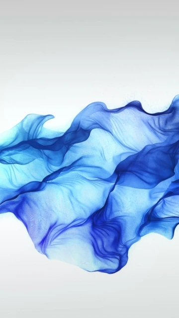 Blue Smoke Abstract Background