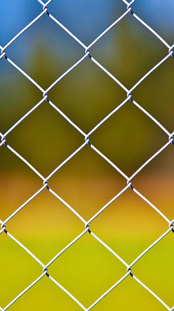 Closeup Chain Link Fence