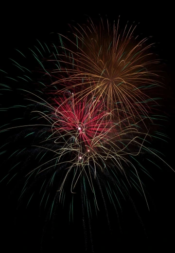 Colorful Fire Work