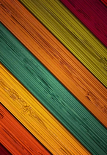 Colorful Wooden Wall