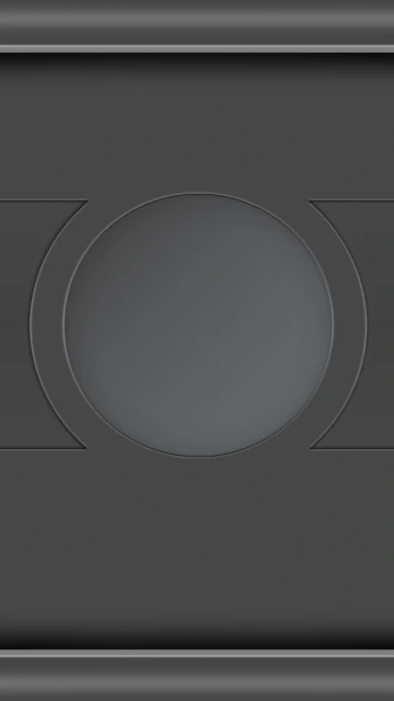 Dark Gray Circular Button Design