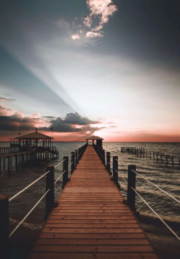 Dark Ocean & Sunset