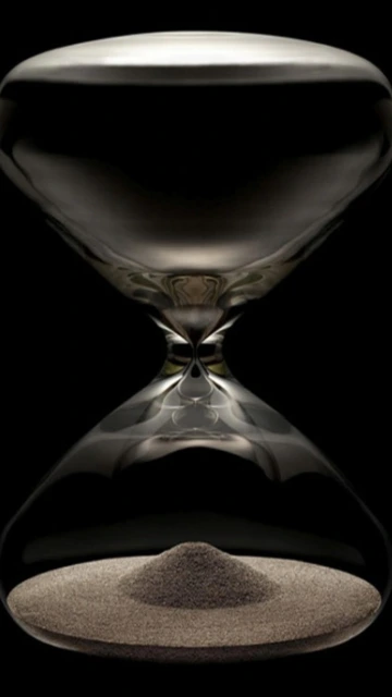 Glass Hourglass With Sand