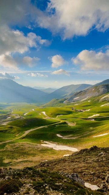 Green Mountain Valley Landscape
