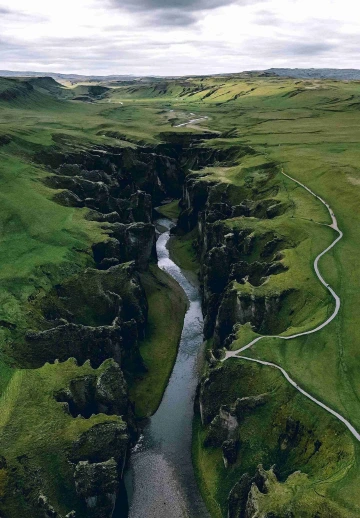 HD Lake Between Hills